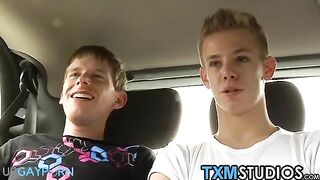 three young twinks suck each others cocks and bareback