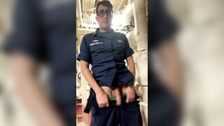 Guys in Uniform Solo Clips 5 - Gay Porn Video