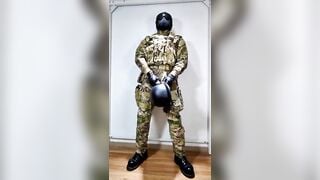 Guys in Uniform Solo Clips 22 - Gay Porn Video