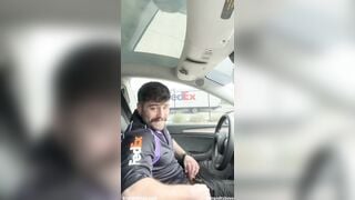 Delivery Driver Cumshot Contest - Gay Porn Video