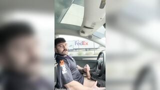 Delivery Driver Cumshot Contest - Gay Porn Video