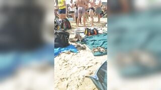 16 - 24th Jun 2017) Sometimes I'm the instigator and coerce my friends into having sex on the beach... In my tent