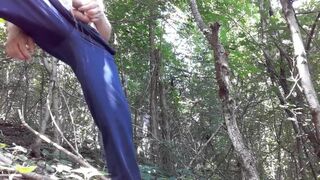 Long piss in the forest. Outdoor pissing KyleBern - Amateur Gay Porno