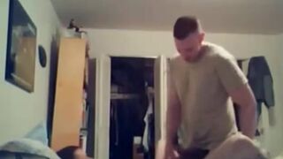 Guys in Uniform - Soldier comes home to his dependa to fuck him - Made with Clipchamp