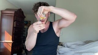 Jerking off with a Tenga egg for the first time Joshbigosh - BussyHunter.com