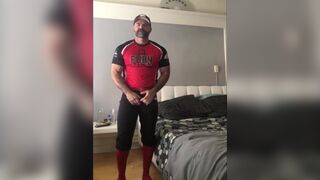 hairy muscle daddy compilation of angus bishops solo clips