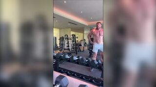 Daniel Montoya  Huge Ajax - Caught Fucking in the Gym - gay sex porn video