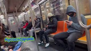 FS - NYCSexcapade - Public Transit Subway - Flashmob #3 - BussyHunter.com (Gay Porn Videos)