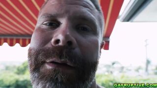 huge bear cain marko fucks small guy isaac parker